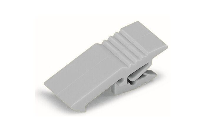 WAGO Západka 769-430 blokovací, Pro konektory (zásuvky);Jednodílná; šedá