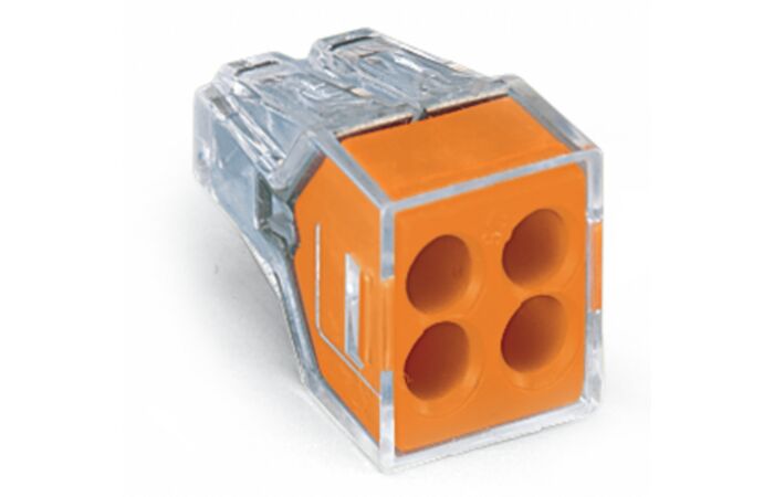 WAGO Svorka 773-164 Spojovací krabicová pro plné a vícedrátové vodiče Max. 2,5 mm² Transparentní