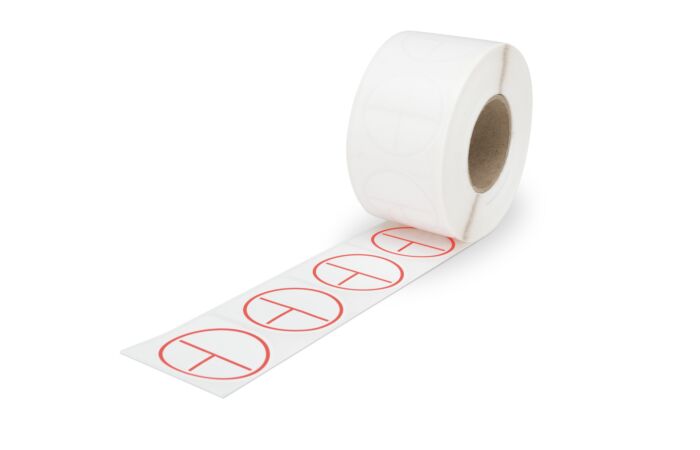 WAGO Etikety 210-814 pro smart printer 40mm bílá tři pole trvale lepící 750 etiket na cívce