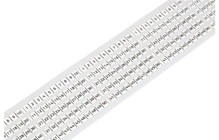 WAGO Štítek bez potisku lepící bílá 5mm 25m na cívce