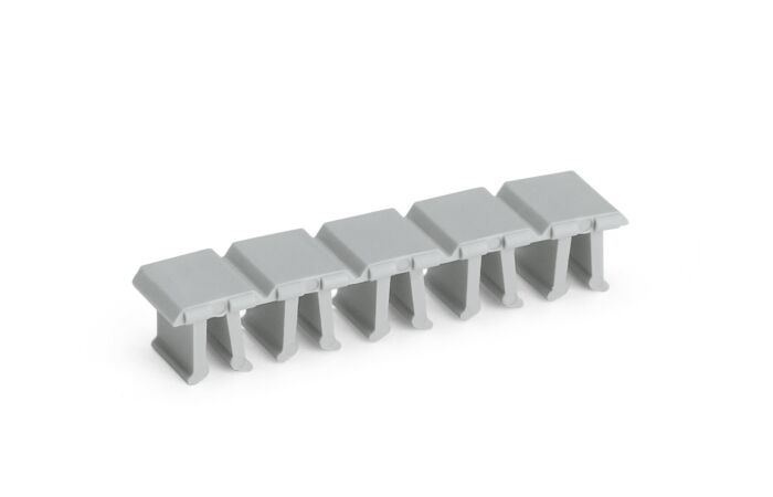 WAGO Kryt 769-436 můstku pro 1vodičové pružinové svorkovnice, pro 5 pólů, šedá