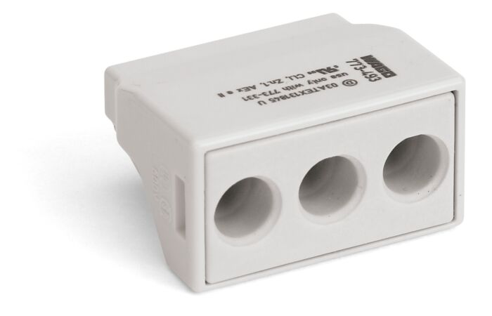 WAGO Svorka 773-493 Instalační PUSH WIRE® pro plné a vícedrátové vodiče pro aplikace Ex, šedá