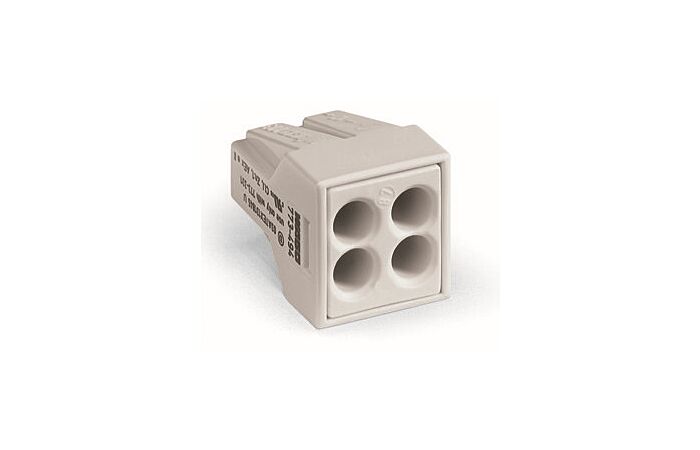 WAGO Svorka 773-494 Instalační PUSH WIRE® pro plné a vícedrátové vodiče pro aplikace Ex, šedá