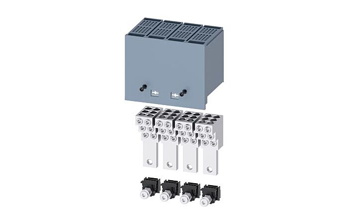 SIEMENS Svorka pro připojení vodičů s kruhovým průřezem 6 vedení 4 ks příslušenství k 3VA1 100/160