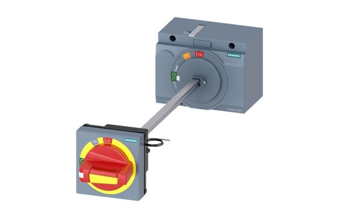 SIEMENS Otočný pohon spojky dveří nouzové vypnutí IEC IP65 s uzamykáním dveří sada osvětlení