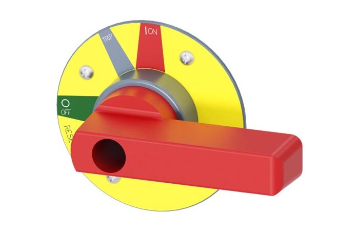 SIEMENS Dodatečná rukojeť k otočnému pohonu spojky dveří nouzové zastavení příslušenství k 3VA2 400/630