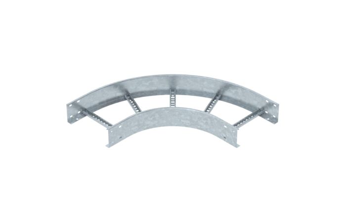 OBO BETTERMANN Oblouk 90°, pro kabelový žebřík, 110x300, Ocel, St, žárově zinkováno ponorem, DIN EN ISO 1461 typ LB 90 1130 R3 FT