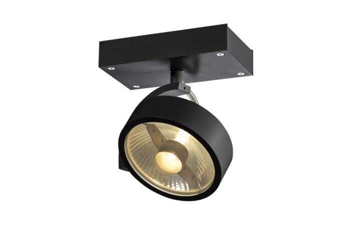 SLV Svítidlo KALU 1 75W GU10 QPAR111 nástěnné IP20 černá