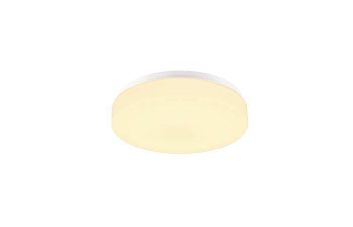 LIPSY 30 Drum CW, LED venkovní nástěnné a stropní nástavbové svítidlo, bílá, IP44 3000/4000K
