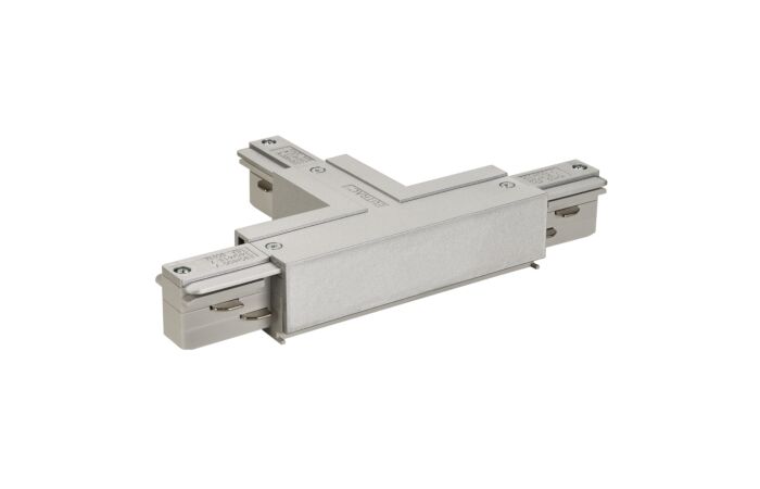 EUTRAC T-SPOJKA, s možností napájení, uzemnění vnitřní, vlevo, černá