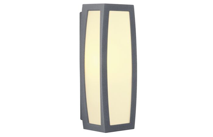 SLV Svítidlo MERIDIAN BOX 25W E27 nástěnné IP54 antracit