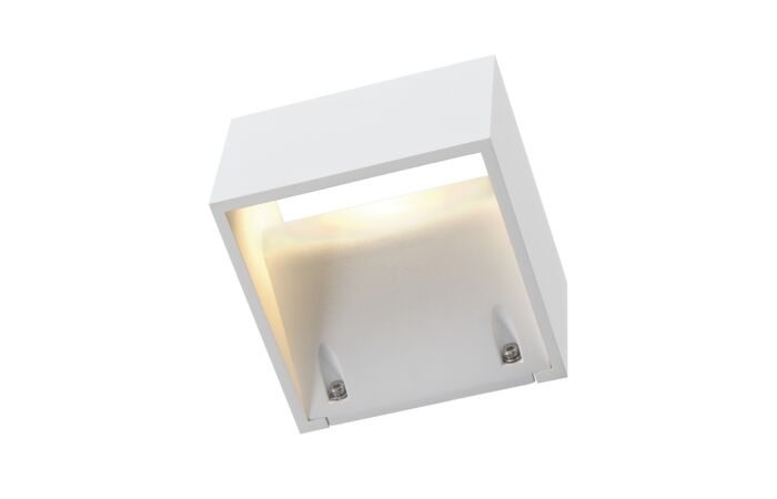 SLV Svítidlo LED LOGS WALL 8W 800lm 3000K nástěnné IP65 bílá