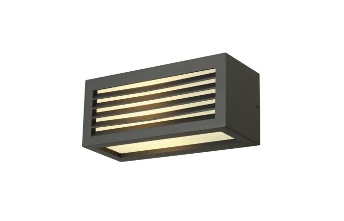 SLV Svítidlo BOX_L 18W E27 IP54 antracit