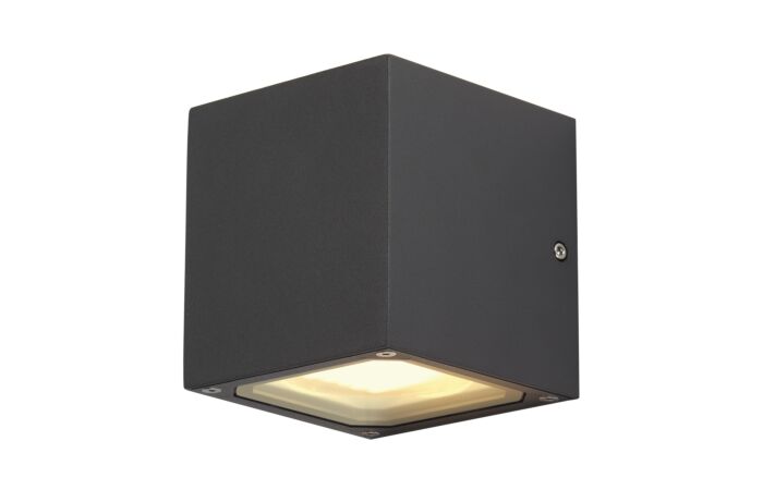 SLV Svítidlo SITRA CUBE 9Wx2 GX53 TCR-TSE nástěnné IP44 antracit