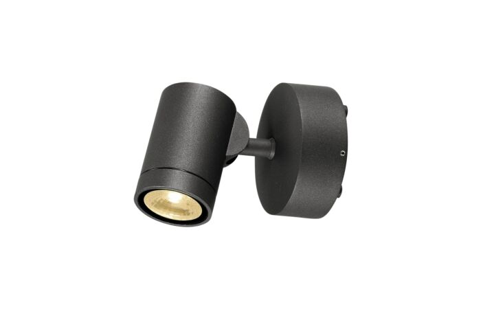 SLV Svítidlo LED HELIA 6,5W 440lm 3000K nástěnné IP65 antracit