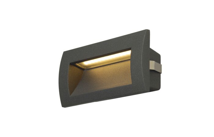 SLV Svítidlo LED DOWNUNDER OUT M 4W 85lm 3000K vestavné IP55 antracit