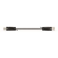 WAGO Kabel 894-8992/023-307 Konfekcionovaný propojovací Zásuvka–zástrčka, šedá
