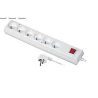 Prodlužovací přívod PS-670WS, 6x2p+Z, 25