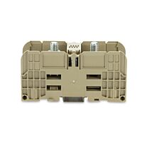 WAGO Svorka 884-1200 šroubová pro kabelová oka 120 mm² Se 2 závitovými čepy M10, béžová