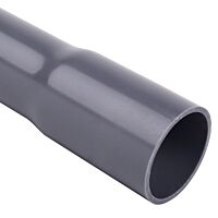KOPOS Trubka 4050_LA pevná ø 50  750N –25 až +60°C PVC tmavě šedá 3m