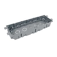 KOPOS Krabice KPP 80_LB přístrojová podlahová, PA, tm. šedá