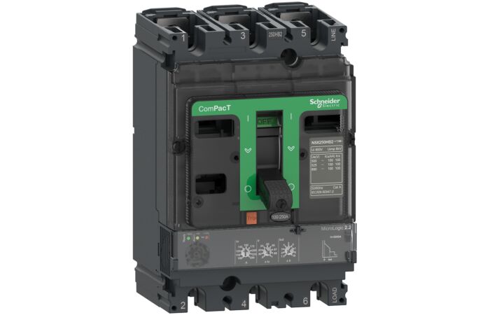 SCHNEIDER Jistič C25B32D250 NSX250B 25kA AC 3P 250A 2.2