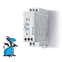 FINDER Časové relé 83.91.0.240.0000, 1P/16A, 24-240V AC/DC