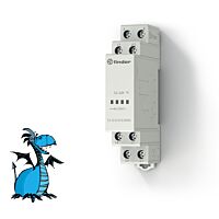 FINDER Přivolávací relé 13.12.0.012.0000, 1P+1Z/8A, 12V AC/DC