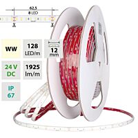 LED pásek SMD2835 WW, 128LED/m, 11,5W/m,