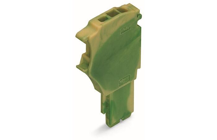 WAGO Modul 2020-167 1vodičový počáteční modul s pružinovou svorkovnicí Push-in CAGE CLAMP® 1,5 mm², zelenožlutá