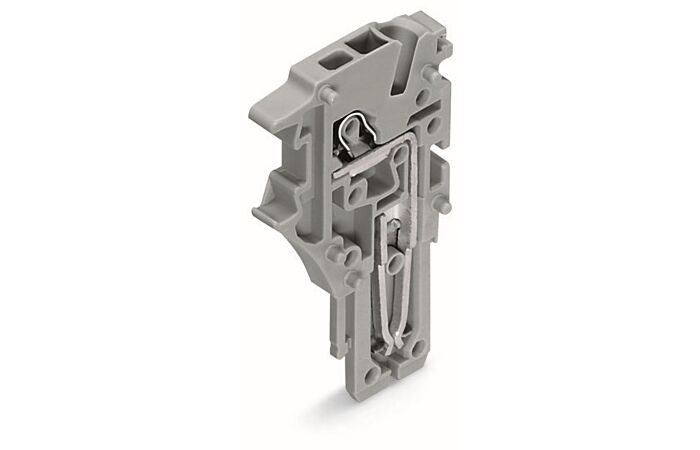 WAGO Modul 2020-181 1vodičový koncový modul s pružinovou svorkovnicí Push-in CAGE CLAMP® 1,5 mm², šedá