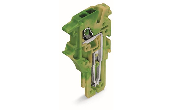 WAGO Modul 2020-187 1vodičový koncový modul s pružinovou svorkovnicí Push-in CAGE CLAMP® 1,5 mm², zelenožlutá