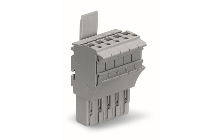 WAGO Svorka 2022-105/123-000 1vodičová pružinová Push-in CAGE CLAMP®, 4 mm², šedá