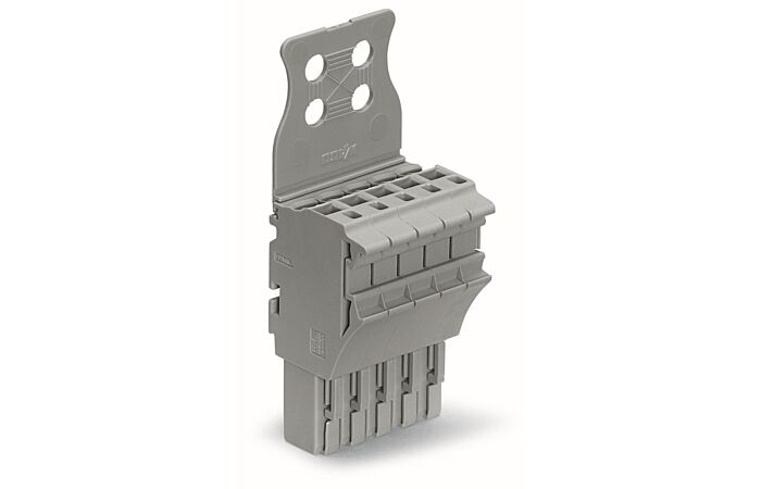 WAGO Svorka 2022-105/134-000 1vodičová pružinová Push-in CAGE CLAMP®, 4 mm², šedá