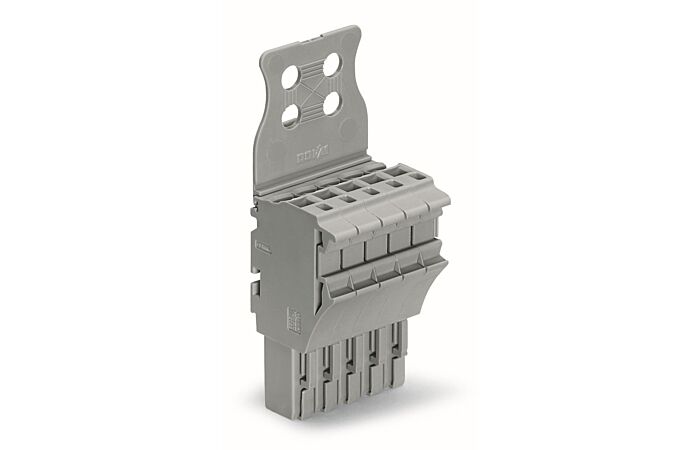 WAGO Svorka 2022-105/144-000 1vodičová pružinová Push-in CAGE CLAMP®, 4 mm², šedá
