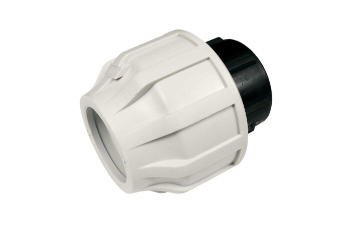 KOPOS Koncovka 05024_KB HDPE Ø25 šroubovací šedá