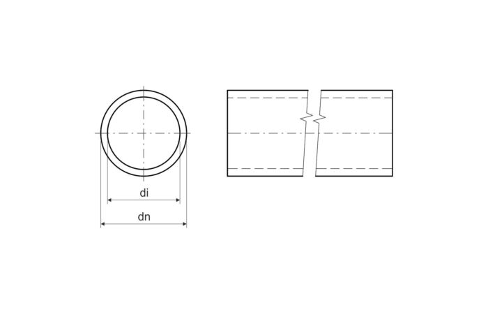 KOPOS Chránička 06050 FB optického kabelu HDPE bezhalogenová, průměr 50mm, černá