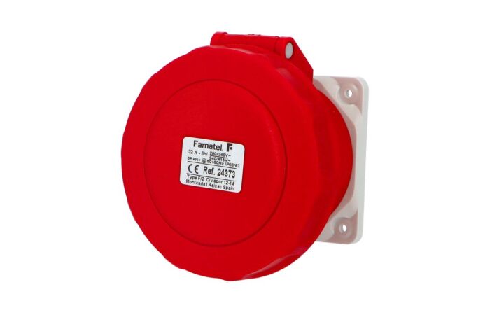 FAMATEL Zásuvka 32A/400V 5-pól IP67 vestavná přímá