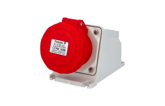 FAMATEL Zásuvka 24390 16A/400V 4P IP67 nást.