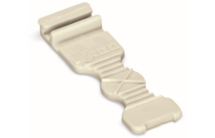 WAGO Podložka 734-127  pro odlehčení tahu pro pružinové svorkovnice a konektory s pájecími piny šířka 6 mm, šedá