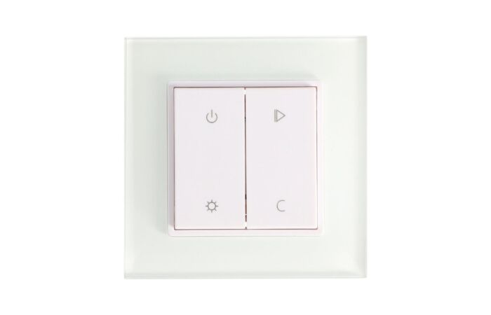 MCLED  Ovladač RF RGBW 1 zóna řízení jasu a barevných režimů nástěnný