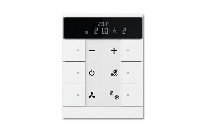 ABB TENTON Ovladač 2CKA006330A0002 6násobný kombinovaný s podružným termostatem, studio bílá, SBS/U6.0.1-84