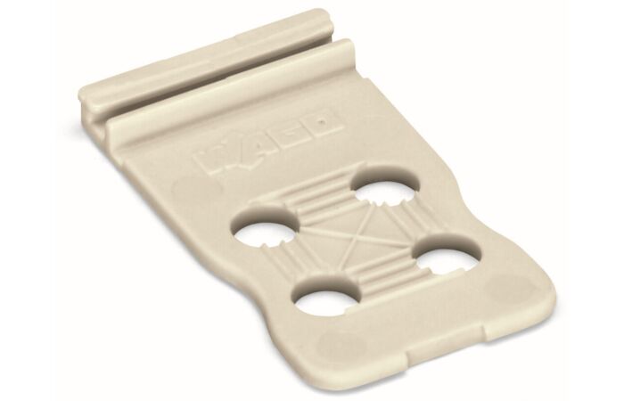 WAGO Podložka 734-128  pro odlehčení tahu pro pružinové svorkovnice a konektory s pájecími piny šířka 12,5 mm, šedá