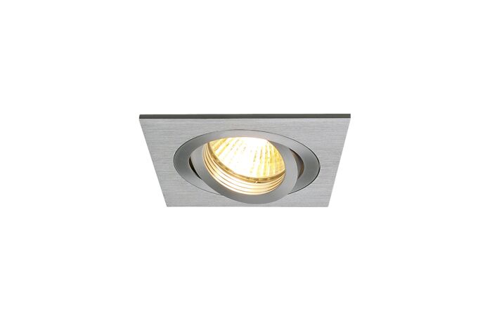 NEW TRIA I GU10 zapustna cesane alu 230V GU10 dichroidni halogen 50W 30°