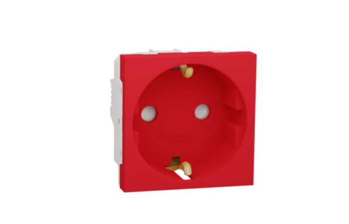 Unica - Zásuvka SCHUKO 2P+E 250V/16A, cl
