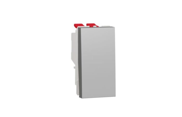SCHNEIDER Spínač Unica přepínač křížový řazení 7, 1M, aluminium