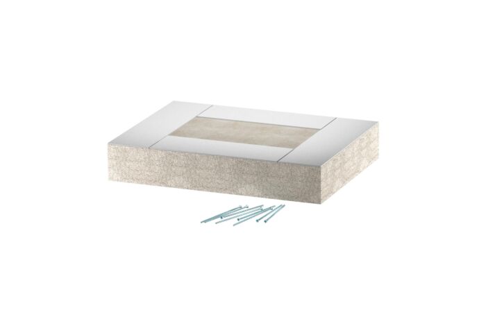 OBO BETTERMANN Koncový díl kanálu, pro PYROLINE Con, 200x120, šedá Odlehčený beton se skleněnými vlákny  typ PLCS E091220