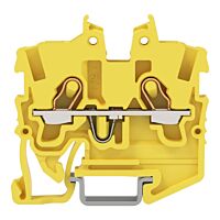 WAGO Svorka 2050-1206 2vodičová průchozí Mini, s ovládacími otvory 1 mm², žlutá