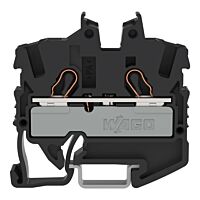 WAGO Svorka 2052-1205 2vodičová průchozí Mini, s ovládacími otvory 2,5 mm², černá