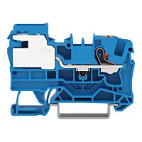 WAGO Svorka 2206-7114 1vodičová rozpojovací N 6 mm² Push-in CAGE CLAMP®, modrá